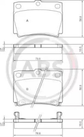 Колодка гальм. MITSUBISHI Challenger / Pajero Sport задн. (вир-во ABS)