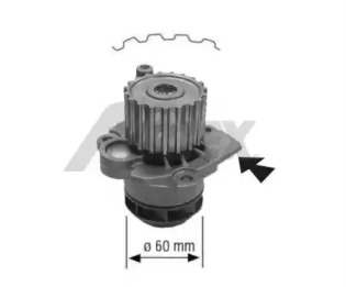 AIRTEX VW помпа води Fabia,Polo 1.9 SDI