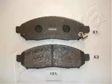 Гальмівні колодки, дискове гальмо (набір)
