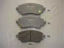Гальмівні колодки, дискове гальмо (набір)