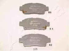 Гальмівні колодки, дискове гальмо (набір)