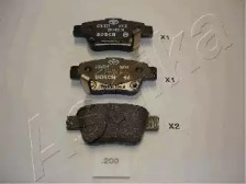 Гальмівні колодки, дискове гальмо (набір)