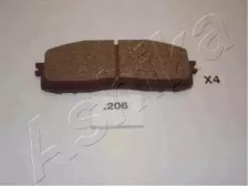 Гальмівні колодки, дискове гальмо (набір)