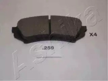 Гальмівні колодки, дискове гальмо (набір)