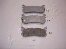 Гальмівні колодки, дискове гальмо (набір)