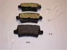 Гальмівні колодки, дискове гальмо (набір)