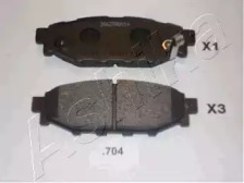 Гальмівні колодки, дискове гальмо (набір)