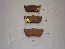 Гальмівні колодки, дискове гальмо (набір)
