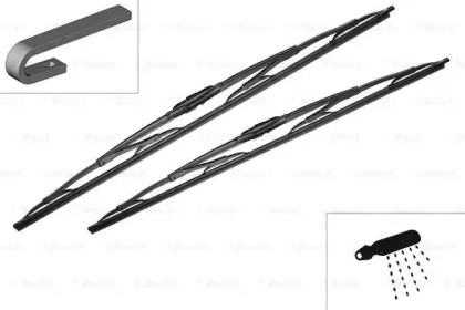 Щітки склоочисника TW 651 RENAULT/TOYOTA Avantime/Espace ''1,9-3,0 ''96-03 - кратн. 5 шт