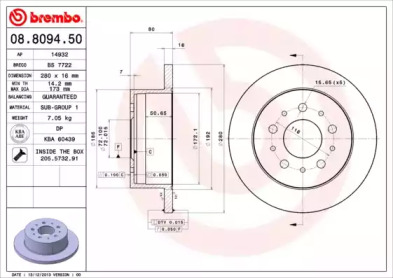 Гальмівні диски DUCATO Platforma / p