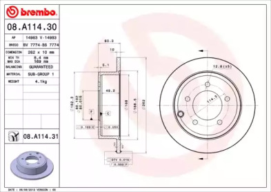 Гальмівні диски SEBRING (JS), 09.06-