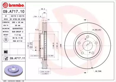 Гальмівні диски IS II (_E2_), 08.05-
