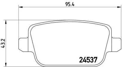 Гальмівні колодки MONDEO IV (BA7), 03.
