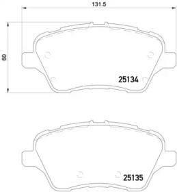 Гальмівні колодки FIESTA VI (CB1, CCN)
