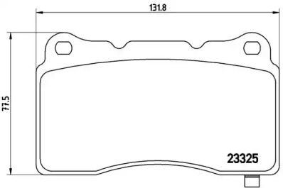 Гальмівні колодки MODEL S (5YJS), 09.1