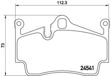 Гальмівні колодки BOXSTER (987), 06.04