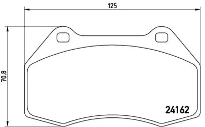 Гальмівні колодки A110 II, 12.17-