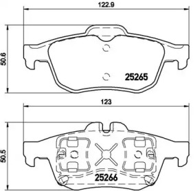 Гальмівні колодки LATITUDE (L70_), 07.