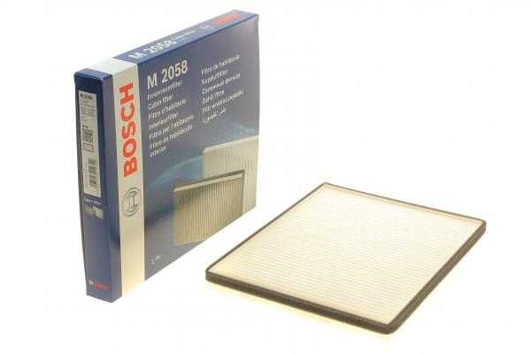 BOSCH ,M2058 фільтр повітр. салону NISSAN Primera -01, Terrano II FORD Maverick 93-96(193*20*249)