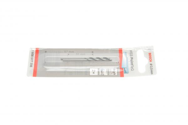 СПІРАЛЬНЕ СВЕРДЛО PointTec 2.5mm 2шт