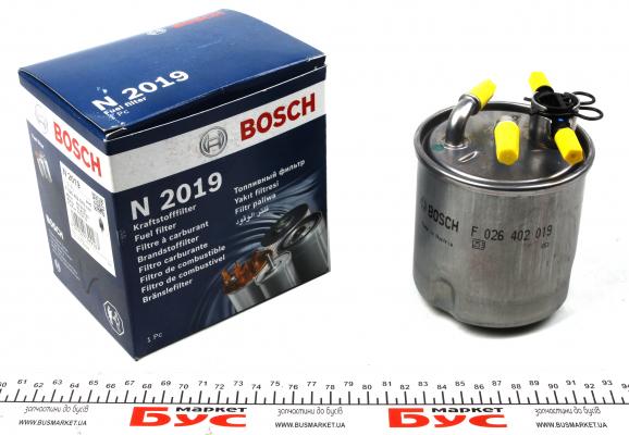 BOSCH N2019 фільтр палива DACIA LOGAN 1.5DCI 05-