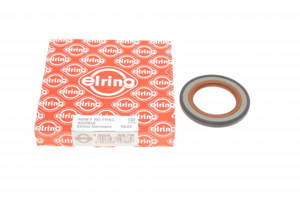 505.740 ELRING Сальник колінвалу (передній) Citroen Berlingo/Fiat Fiorino 1.4/1.6 96- (42x66x6)