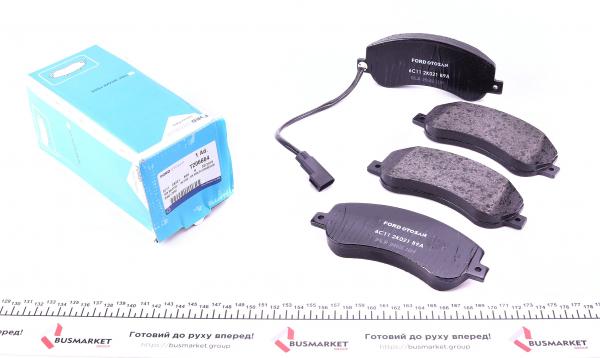 Колодки перед 2.4 RWD (без пружинок) FORD T206664