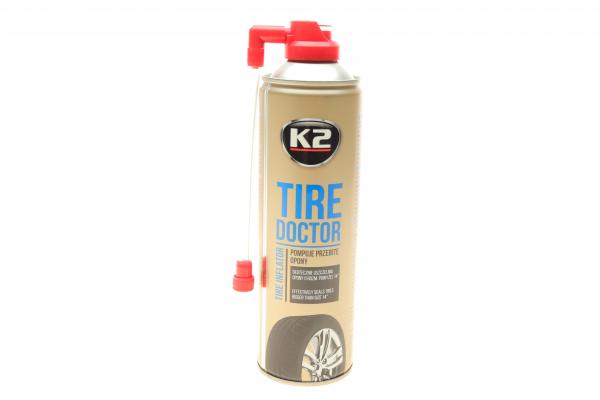 K2 TIRE DOKTOR USA 500ml Засіб для аварійної вулканізації (аерозоль) х12