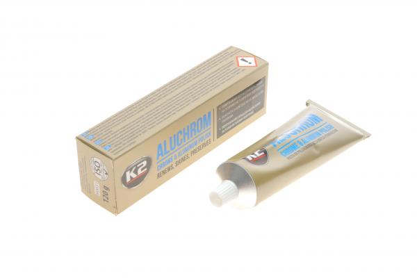Паста для полірування хромованих виробів / K2 ALUCHROM 120G