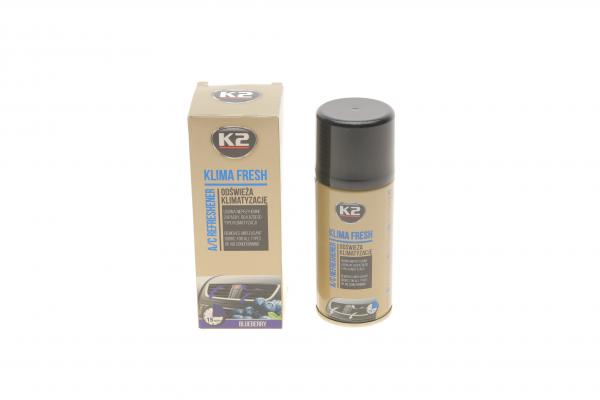 Ароматизатор (освіжувач) системи кондиціонування \чорниця\/ K2 PERFECT KLIMA FRESH 150ML BLUEBERRY