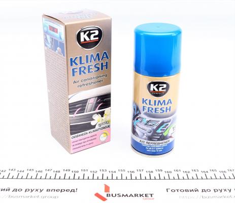 K2 KLIMA FRESH Flower 150ml Освіжувач системи автокондиціонера квіти (аерозоль) х24 NEW