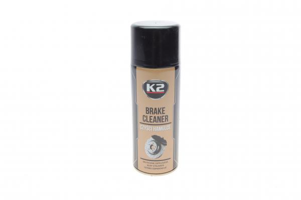 K2 BRAKE CLEANER 400ml Засіб для чищення гальм та частин гальмівної системи (аерозоль) NEW х12