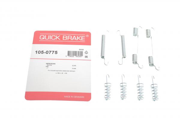 105-0775 QUICK BRAKE Комплект пружинок колодок ручника VW LT 46/MB Sprinter 412 95- (170x40) (Ate)