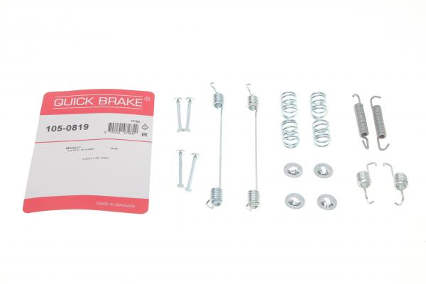 105-0819 QUICK BRAKE Комплект пружинок колодок ручника Renault Logan/Clio 1.2-1.9dTi 98- (Bosch)