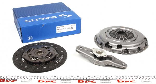 Зчеплення AUDI A3, SEAT ALTEA, SKODA OCTAVIA II, VW CADDY 1.2TSI-1.4-1.6 FSI- 1.6 99-(Вир-во SACHS)
