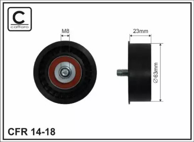 63X8X23 Ролік ГРМ Opel 1.6 16V 93-