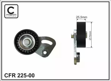 Ролик натяжний з планкою 70X25.5 BMW 3 (E36), 5 (E39), 7 (E38) 1.7D/2.5D 01.95-05.04
