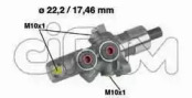 CIFAM DB Главный тормозной цилиндр 22,20/17,46mm DB W201 82-