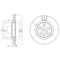 Диск гальмівний AUDI/SEAT/SKODA/VW A3/Leon/Toledo/Octavia/Bora/Golf \F D=280mm \96-11