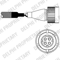 DELPHI BMW лямбда-зонд (4 конт.) 3 E30/36 1,6-2,5/E34 3,0/E32 3,0-5,0