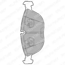 Гальмівні колодки дискові AUDI/BMW/MERCEDES/VW TT/7(E38)/E(W210)/Golf/Passat \97-06