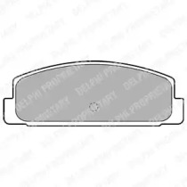 DELPHI MAZDA гальмівні колодки задні Mazda 6 02-, 323 00-03, 626 99-02, Premacy