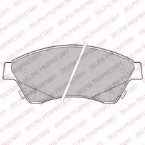 DELPHI CHEVROLET гальмівні колодки передн.Aveo,Cruze,Opel Astra J 09-