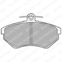 Гальмівні колодки дискові AUDI/SEAT/VW 80/Cordoba/Ibiza/Toledo/Golf/Passat \F \88-99