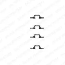 Монтажний комплект гальмівних колодок PEUGEOT/SEAT/VW