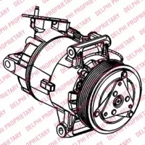 a_Компресор кондицiонера NISSAN Qashqai \1,5-2,0 \07-13