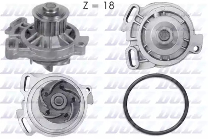 Помпа Dolz VW Caravelle/Multivan/Transporter \2,4-2,5 \90-03