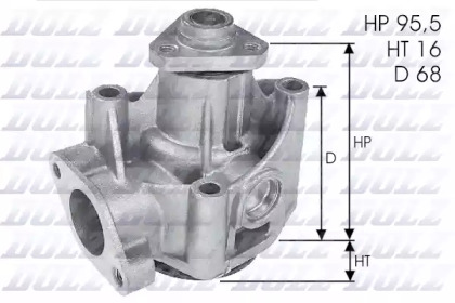 a_Помпа Dolz FIAT/LANCIA Croma/Thema \1,8-2,0 \84-99