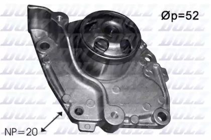 Помпа Dolz NISSAN/RENAULT/SUZUKI Primera/Megane/Grand Vitara \1,9 \02>>