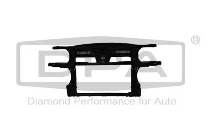 lock carrier with mounting for coolant radiator